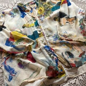 Vintage URU Silk Blouse